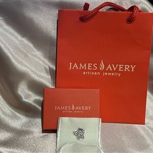 James Avery‎ Sterling Silver Lace Wing Butterfly Charm Pendant 925 Gift Ready